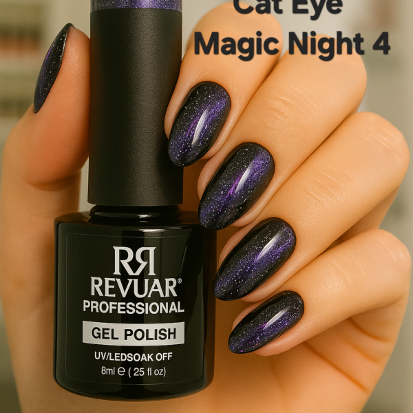 Гел лак 2040 Cat Eye Magic Night 4