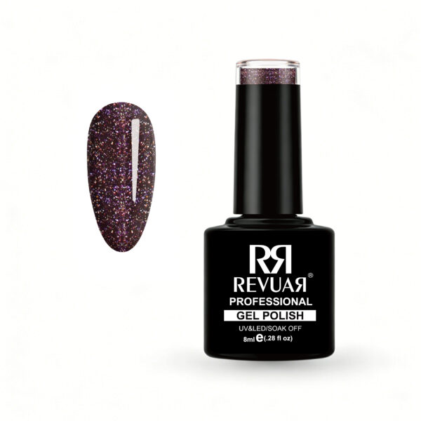 Gel Polish UV/LED 999 Darkorchid Glitter 8ml