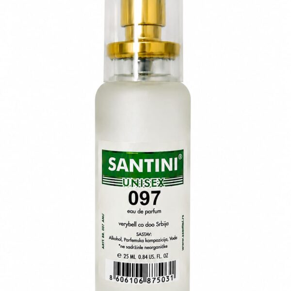 SANTINI UNISEX 097 inspired by BLACK PHANTOM / KILIAN 25ml