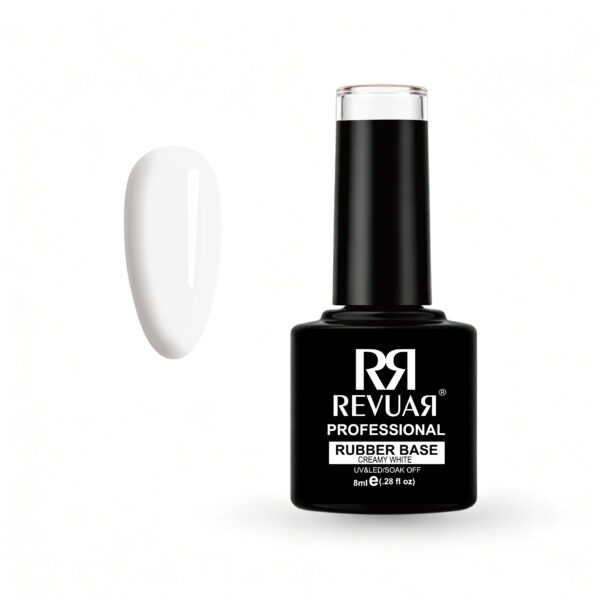 Gel Polish UV/LED 1036 Rubber Base Coat (Creamy White) 8ml