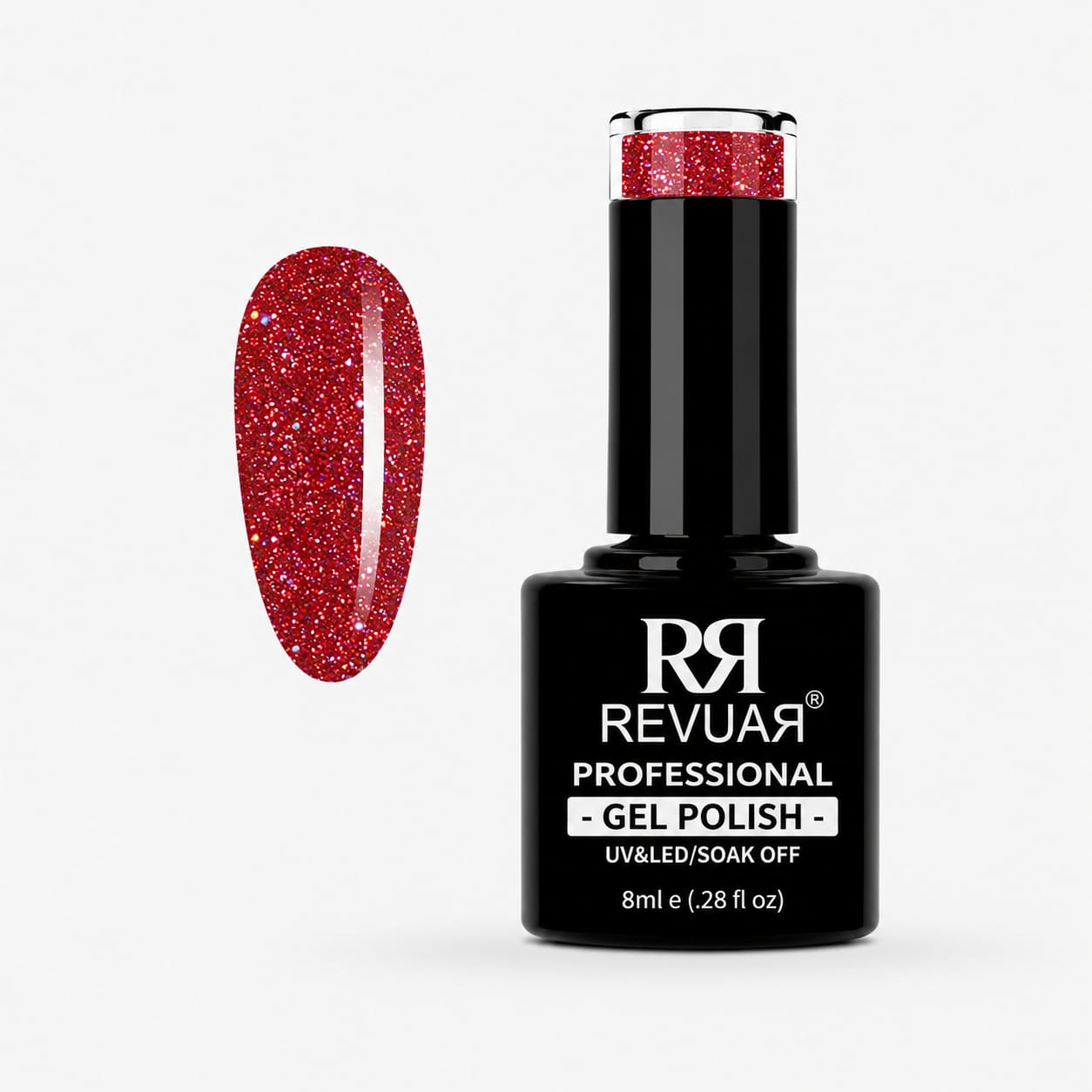 Gel Polish UV/LED 1105 Lava Glitter 8ml