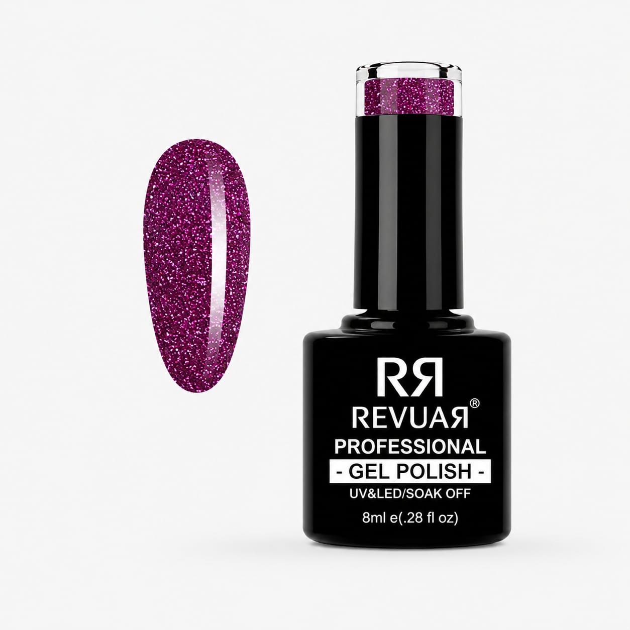 Gel Polish UV/LED 1108 Pink Glitter 8ml