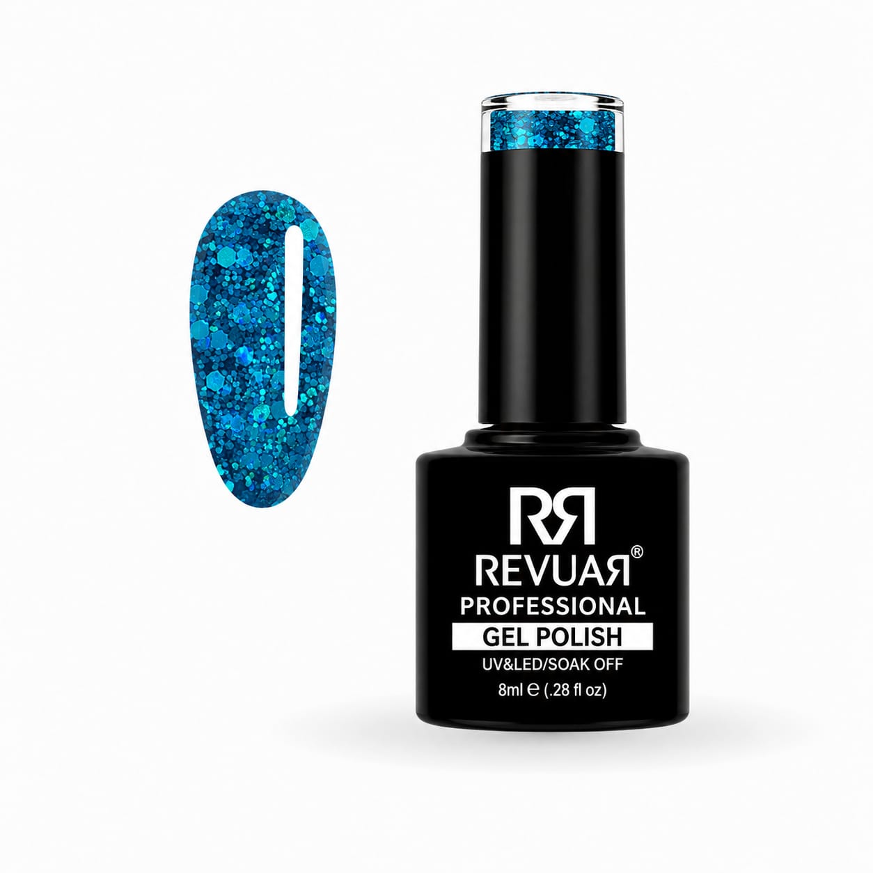 Gel Polish UV/LED 2011 Blue Sparkless 8ml
