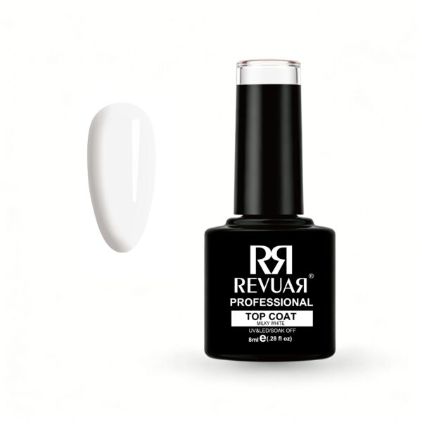Gel Polish UV/LED 2050 TOP COAT Milky White No Wipe 8ml
