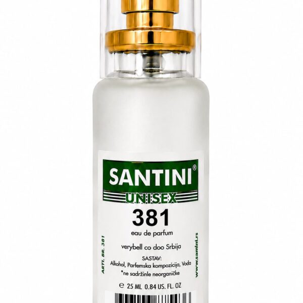 SANTINI UNISEX 381 inspired by ENGLISH PEAR AND SWEET PEA / JO MALONE 25ml