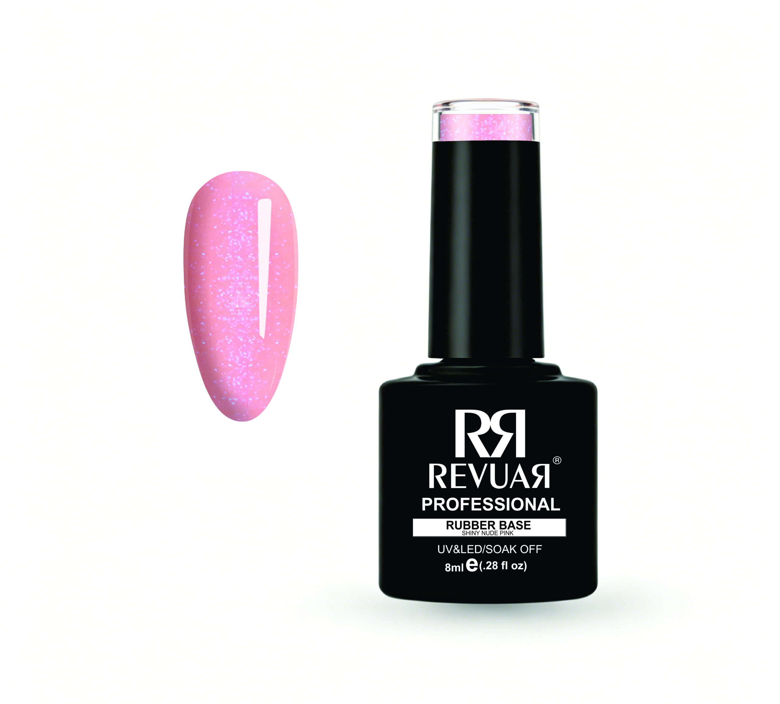 Gel Polish UV/LED 815 Rubber Base Coat (Shiny Nude Pink) 8ml