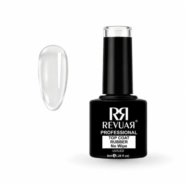 Gel Polish UV/LED 980 TOP COAT RUBBER No Wipe 8ml