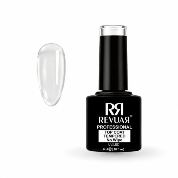 Gel Polish UV/LED 981 TOP COAT TEMPERED No Wipe 8ml