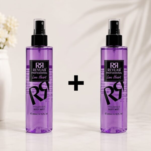 BODY MIST LOVE HEARTH REVUAR 1+1 ГРАТИС 200ml+200ml