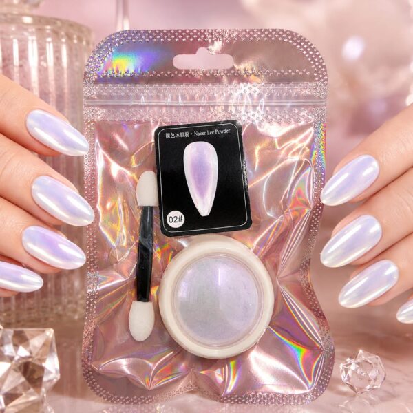 Chrome Pigment во прав за нокти 02