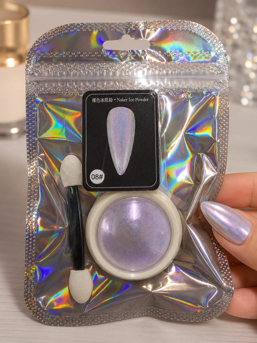 Chrome Pigment во прав за нокти 08